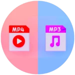 video to mp3 converter android application logo